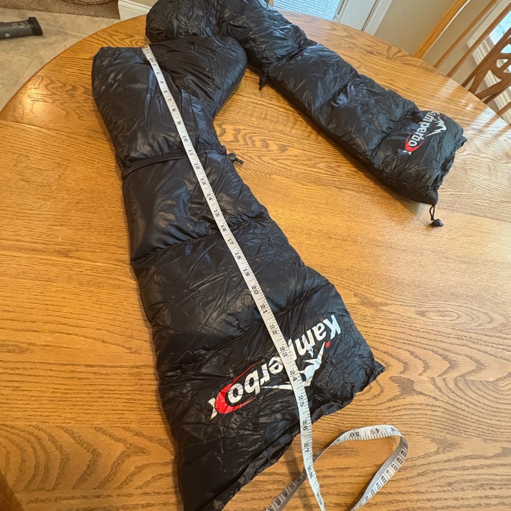 Down Fill Sleeping Booties Knee High Boots 2-Cinch Ultralight Backpacking OS - Picture 5 of 6